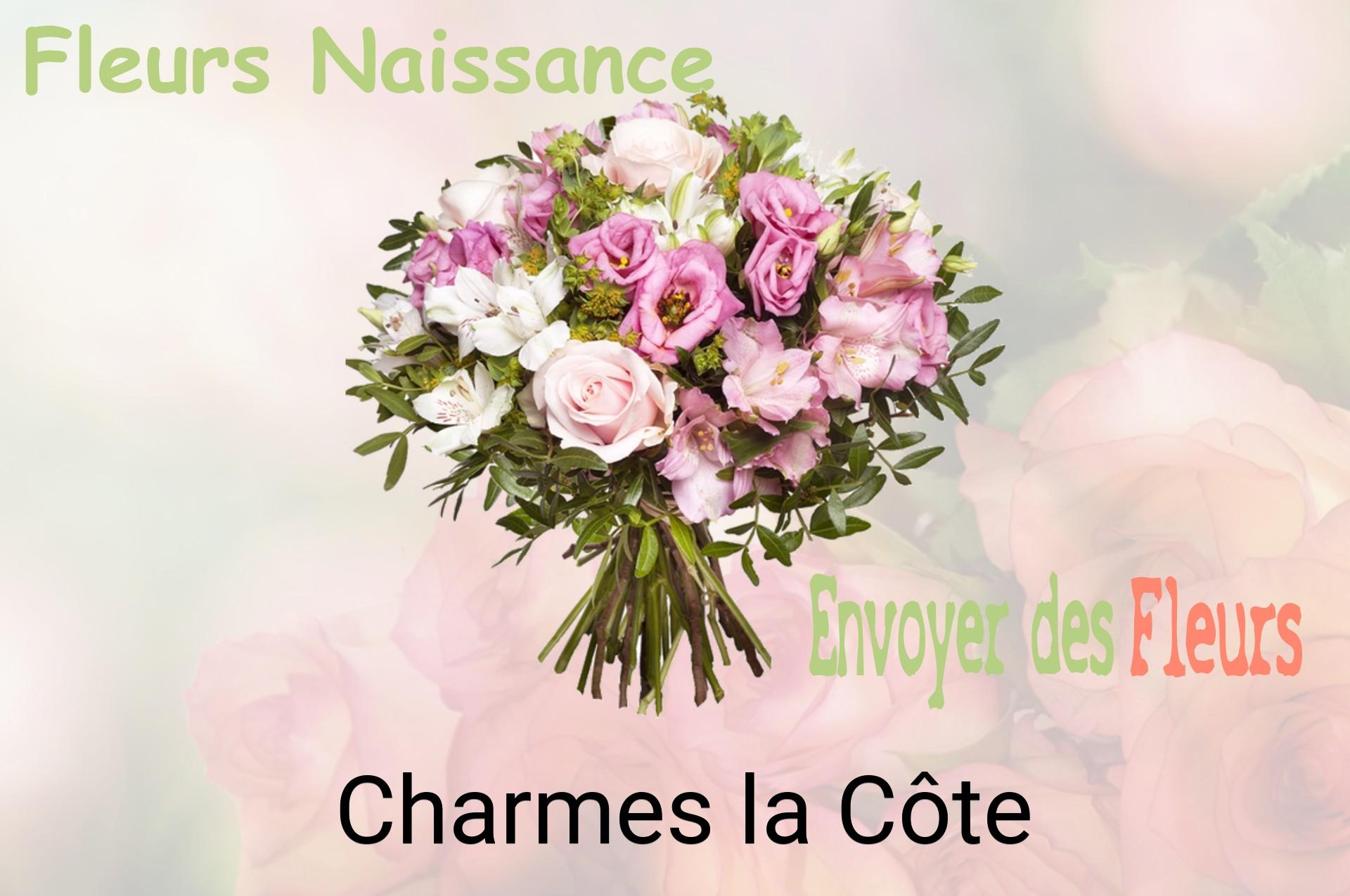 Bouquet de fleurs de naissance livré à Charmes-la-Côte